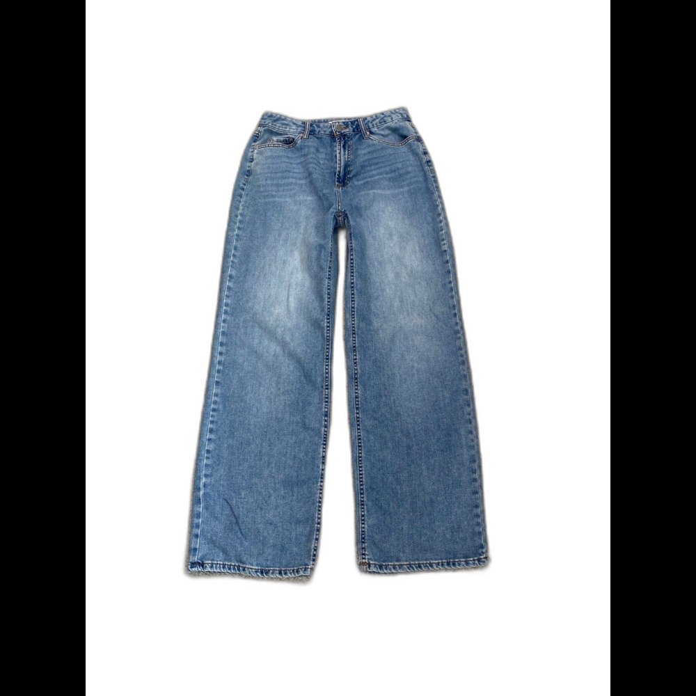 Oat New York High-Rise Relaxed Straight Leg Soft Jeans Size 8/29